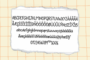 Vanilla Bean Cake Font