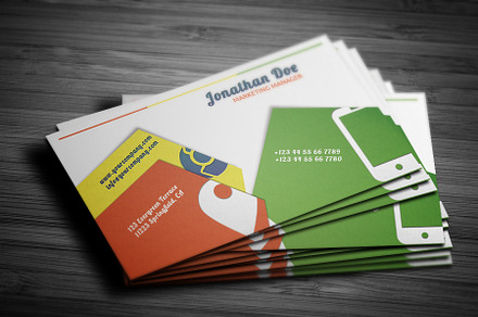 Colorful Business Card Template