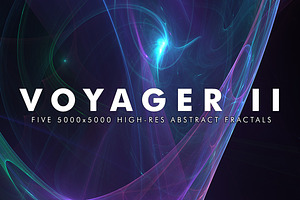 Voyager II - Fractal Background Art
