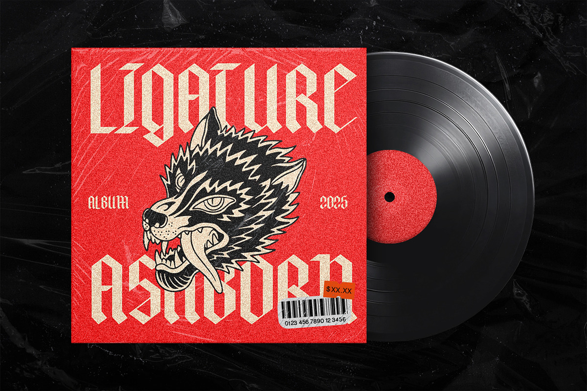 Blackville - Gothic Blackletter Font, a Blackletter Font by Pekotype (Photo 12 of 15)