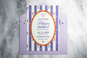 Floral Pattern Wedding Invitation, an Invitation Template by The Good Store (Thumbnail 2 of 4)