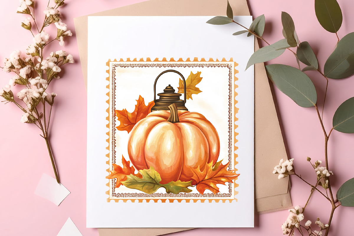 Halloween Postage Stamps Clipart Png, a Transportation Illustration by SinaCreation (Photo 6 of 9)