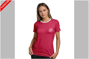 Studio Women's Tee Mockup, a Shirt Mockup by Bruno's Shop
