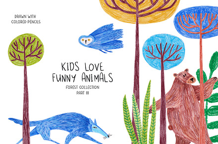 Kids love funny animals. Part 3