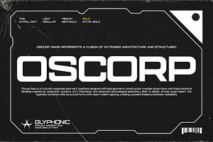 GC Oscorp – Modern Extended Sans