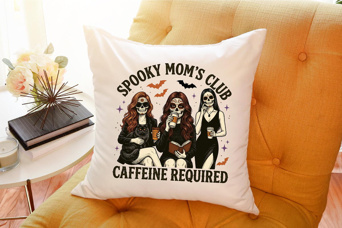 Spooky Skeleton,Coffee Love, a Work Illustration by Sublimation Artist (Photo 9 of 9)