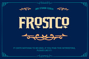 Frostco, a Symbol Font by Vintage Division (Thumbnail 15 of 15)