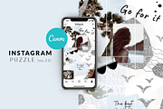 CANVA BUNDLE| Instagram puzzle templ, a Social Media Template by CreativeFolks (Thumbnail 14 of 17)
