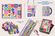 Bright Geometric Pattern & Shapes, an Object Graphic by Essentially Nomadic (Thumbnail 10 of 12)