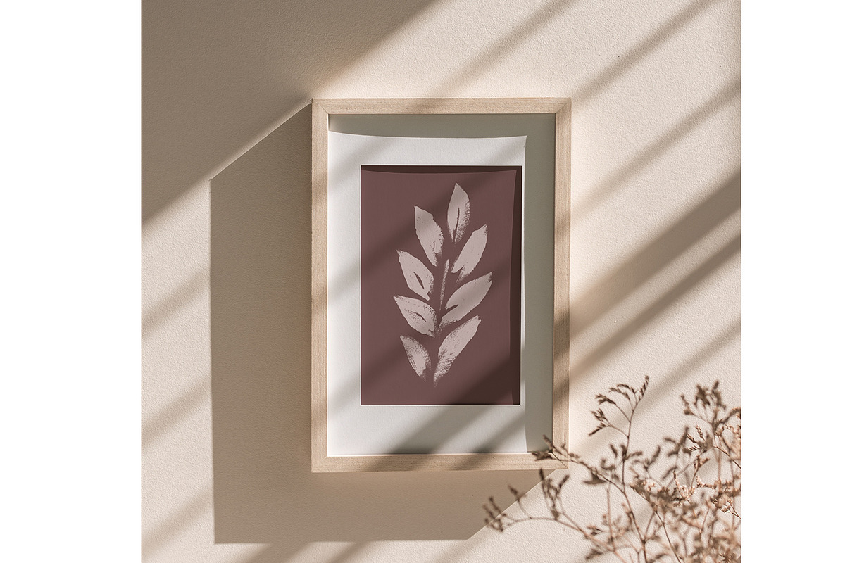 Minimalist Plant Modern Posters Set, a Print Template by MalyskaStudio (Photo 7 of 9)