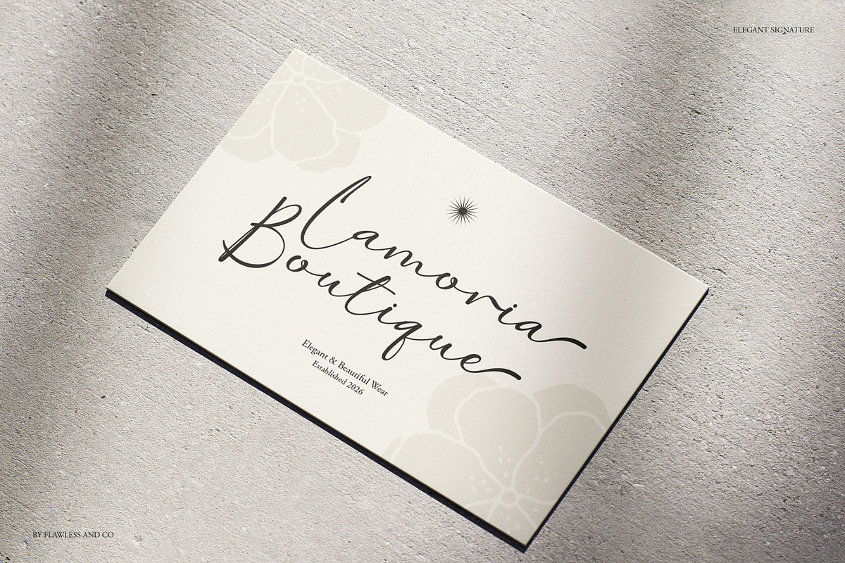 Agathe - Handwritten Font, a Sans Serif Font by Flawless And Co (Photo 3 of 10)