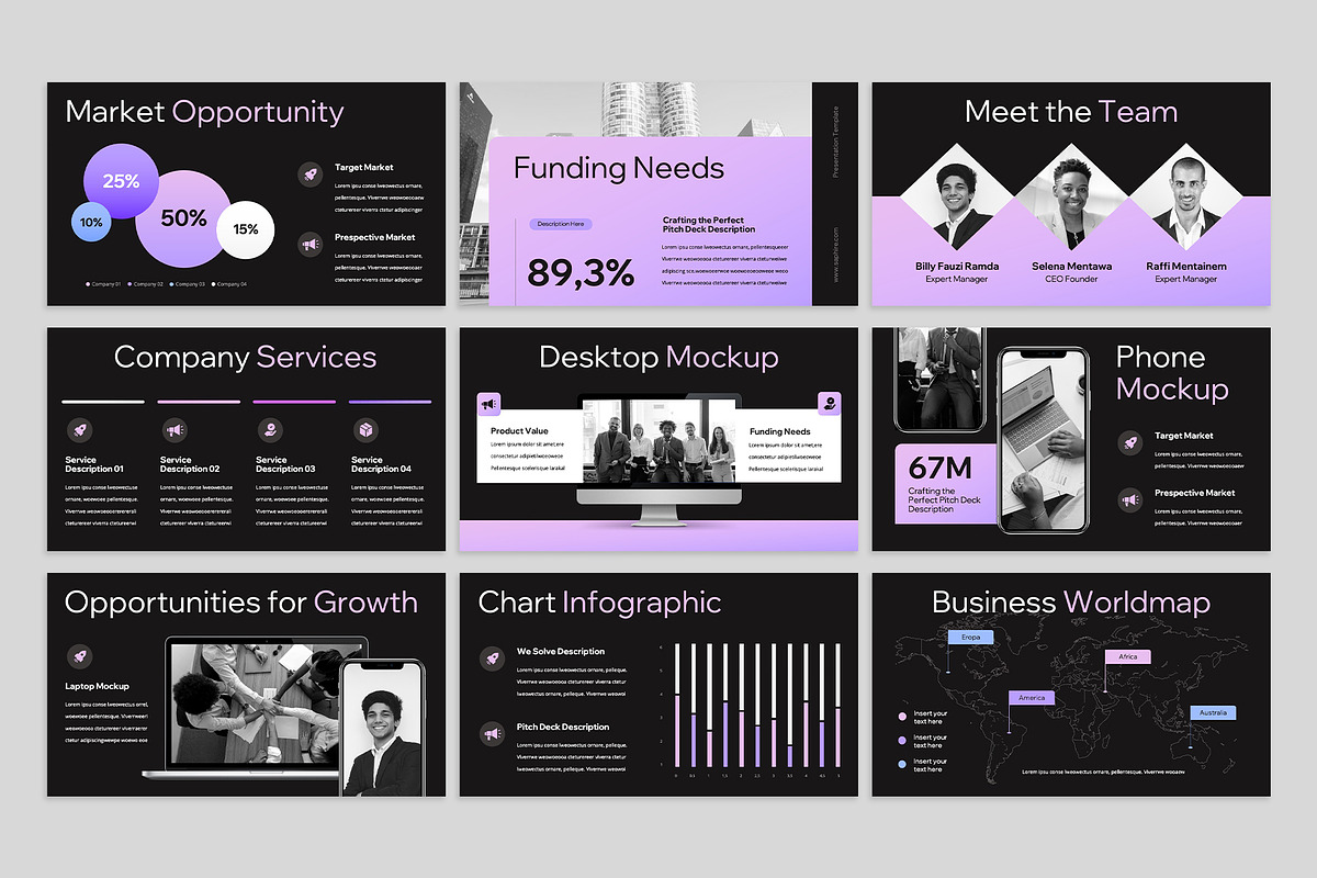 Pitch Deck Google Slides, a Presentation Template by rgbryand (Photo 3 of 7)