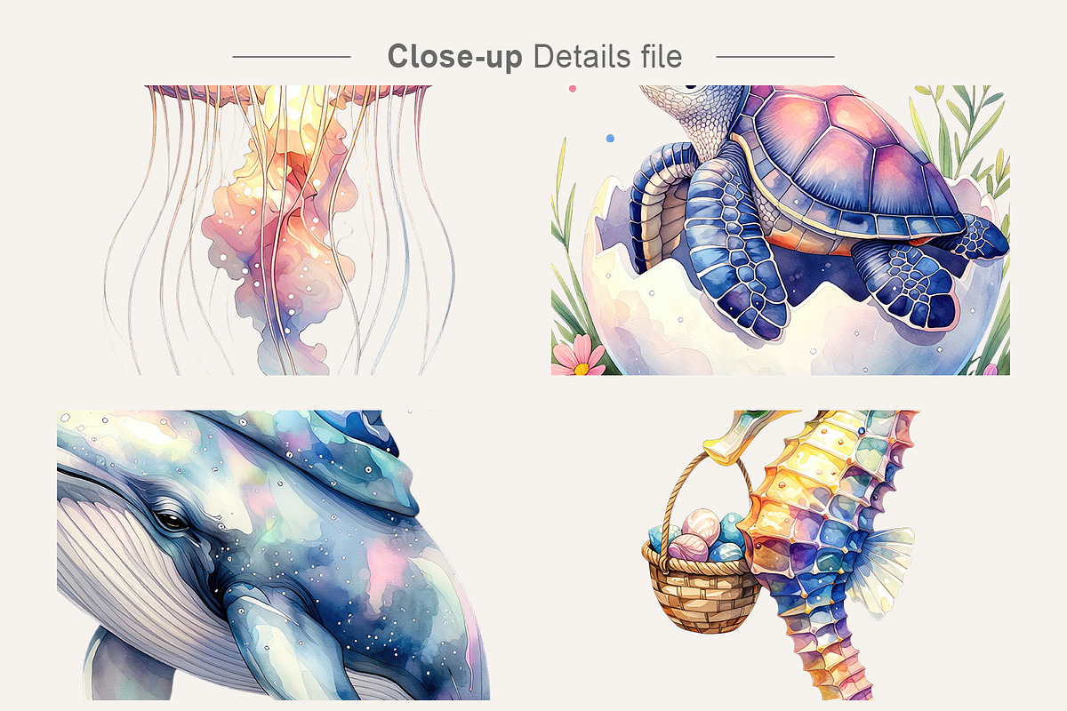 Boho Ocean Nursery Sublimation, an Illustration by Artnoy (Photo 4 of 8)