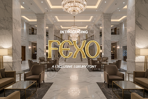 Fexo - Modern Luxury Sans Serif Font, a Font by Astuti Studio