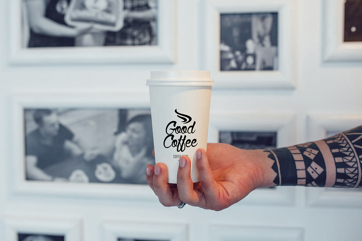 Coffee Branding Mock-up Vol 2, a Cups & Container Mockup by Freeman Studio (Photo 17 of 19)