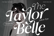 The Taylor Belle | Elegant Feminine, a Sans Serif Font by Jolicia Type (Thumbnail 1 of 15)