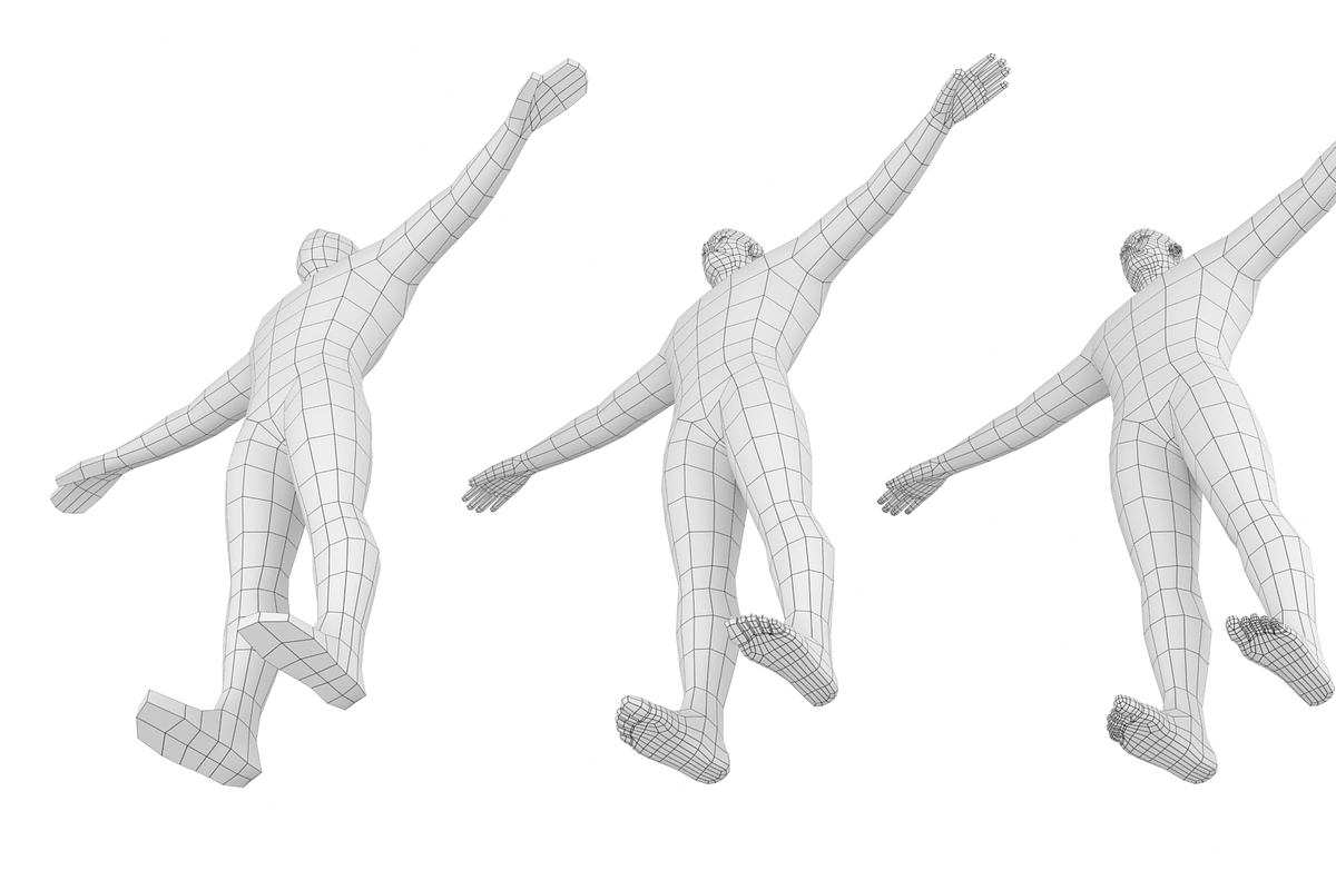 Hero Male in T-Pose Base Mesh, a Characters & Person 3D Model by VK Studio (Photo 11 of 22)