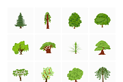 Tree Vector Set, a Duotone Icon by Brickclay (Thumbnail 7 of 7)