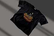 Skeleton in Fries Box with Beer, an Object Illustration by nomlimo.com (Thumbnail 3 of 3)
