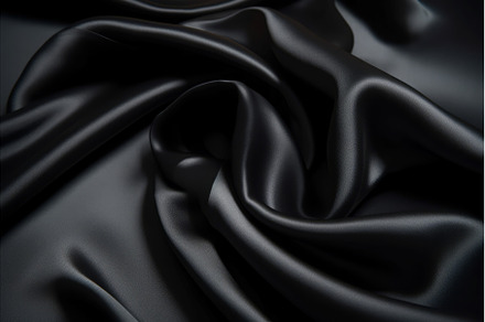 Black satin fabric background, a Background Photo by Ylivdesign