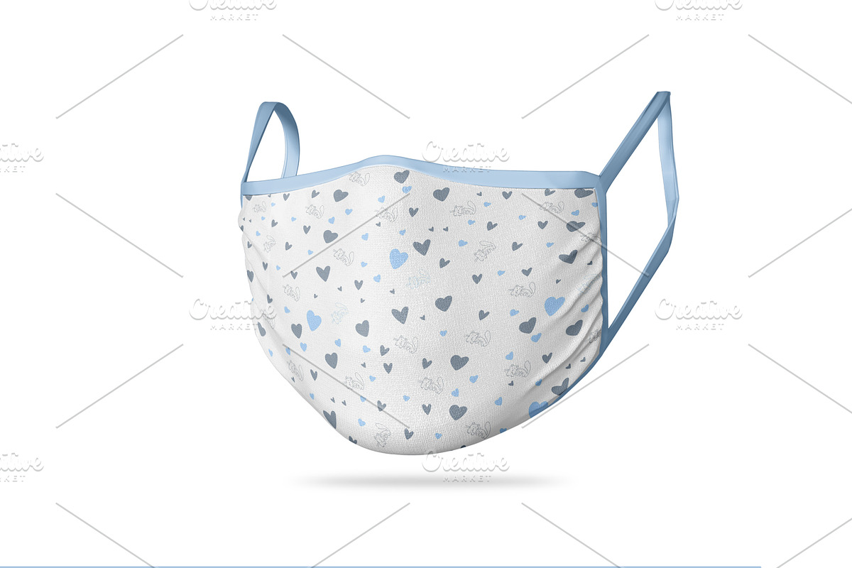 Face mask new mockup, a Mask Mockup by Radmila (Photo 3 of 5)