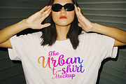 Urban T-Shirt Mockups, a Shirt Mockup by SPACECAKE (Thumbnail 4 of 7)