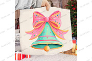 Coquette Christmas Bell Png, an Illustration by Libby Wishes (Thumbnail 8 of 8)