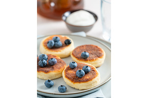 Russian cottage cheese pancakes