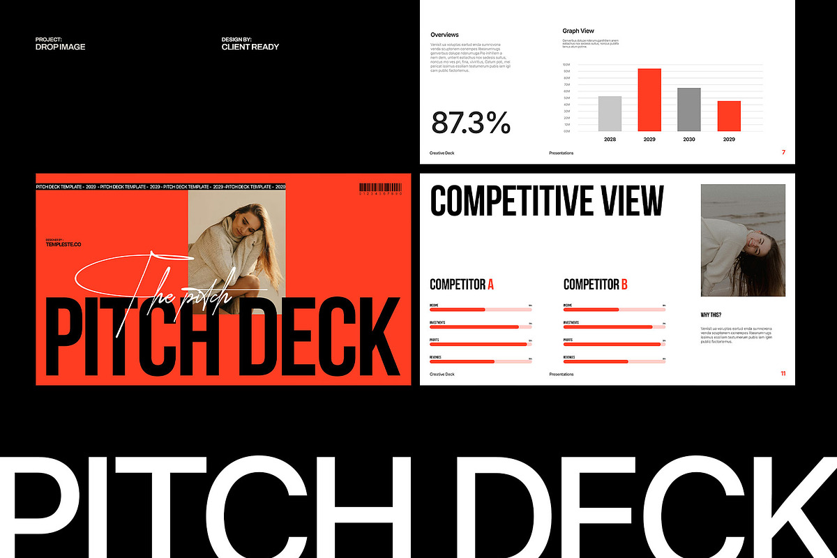 Creative Pitch Deck Presentation, a Presentation Template by Templeste (Photo 8 of 8)