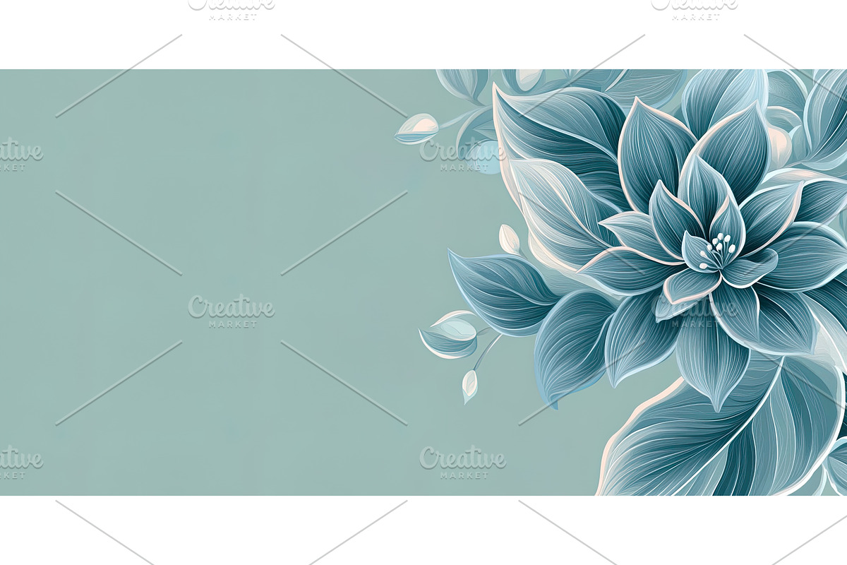 Elegant floral art background with, a Texture Illustration by Lermont51
