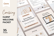 Coaching Client Welcome Pack Canva, a Brochure Template by DeeBeeDesign (Thumbnail 1 of 10)