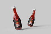 Sauce Bottle Mockup, a Product Mockup by MrLetters (Thumbnail 3 of 5)