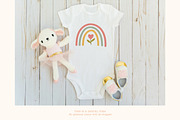 Boho Rainbow Clipart, an Object Illustration by Bielousova Art (Thumbnail 6 of 8)