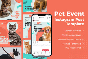 Pet Event Instagram Post