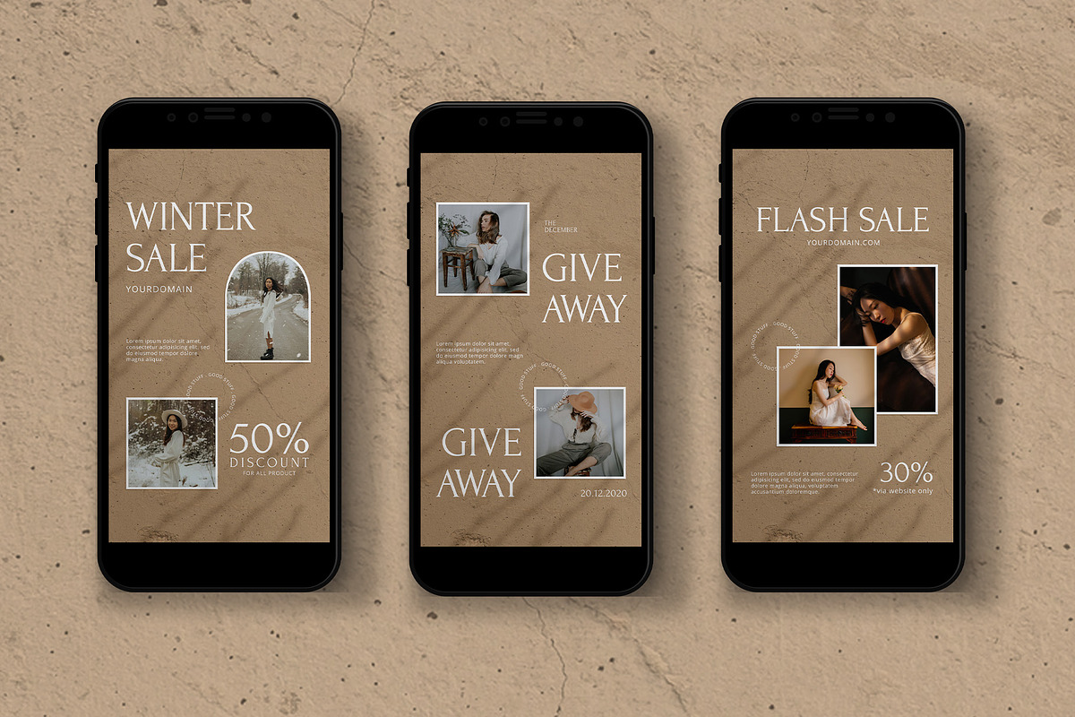Moonbean - Instagram Templates, a Social Media Template by Rakyu (Photo 6 of 8)