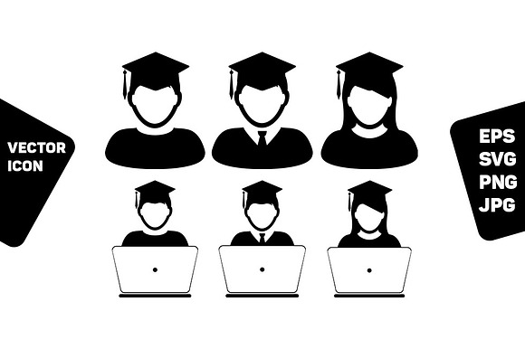 Student Icon Vector preview 2