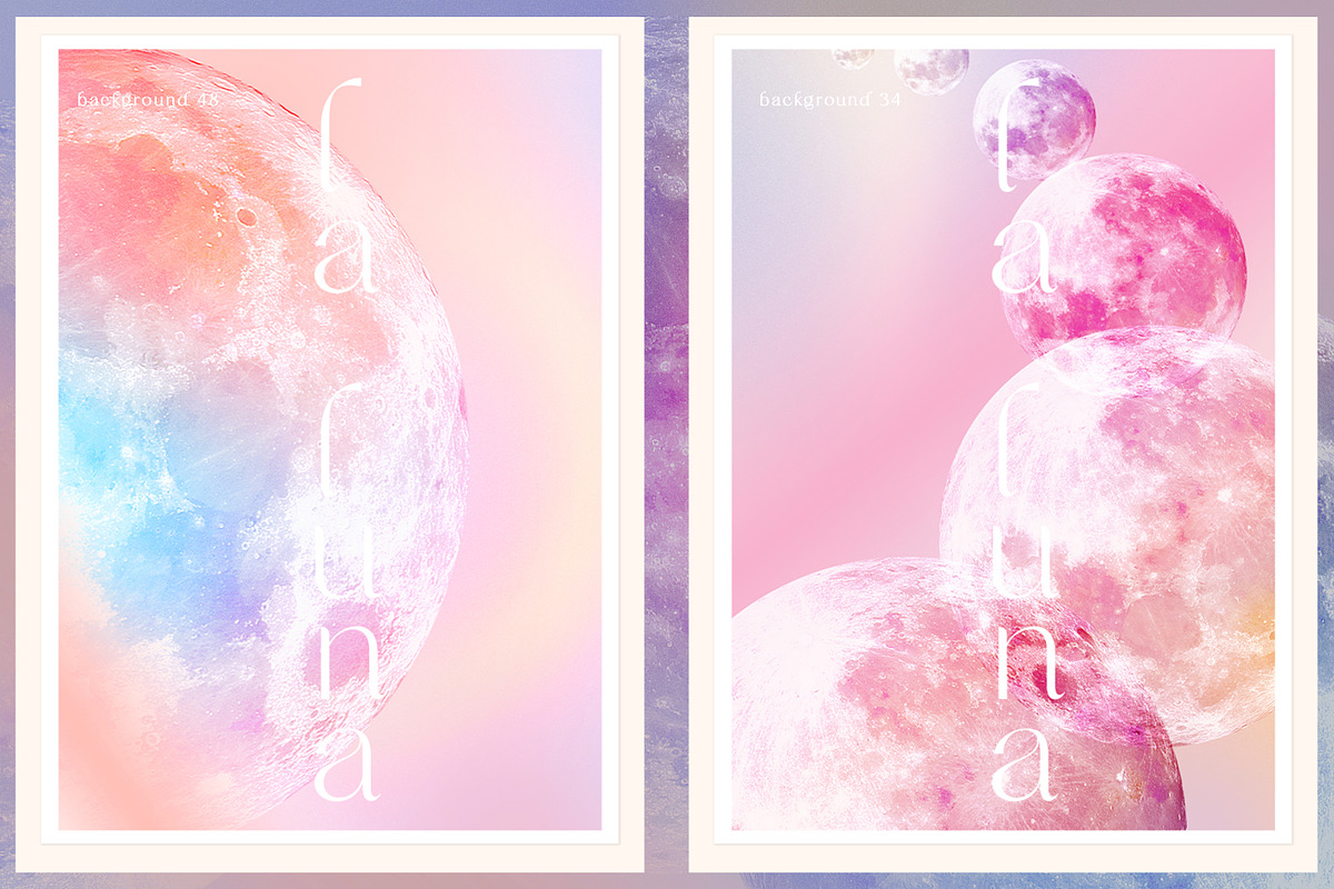 La Luna Cosmic Textures, a Texture Graphic by Vintage Digital Textures (Photo 7 of 8)