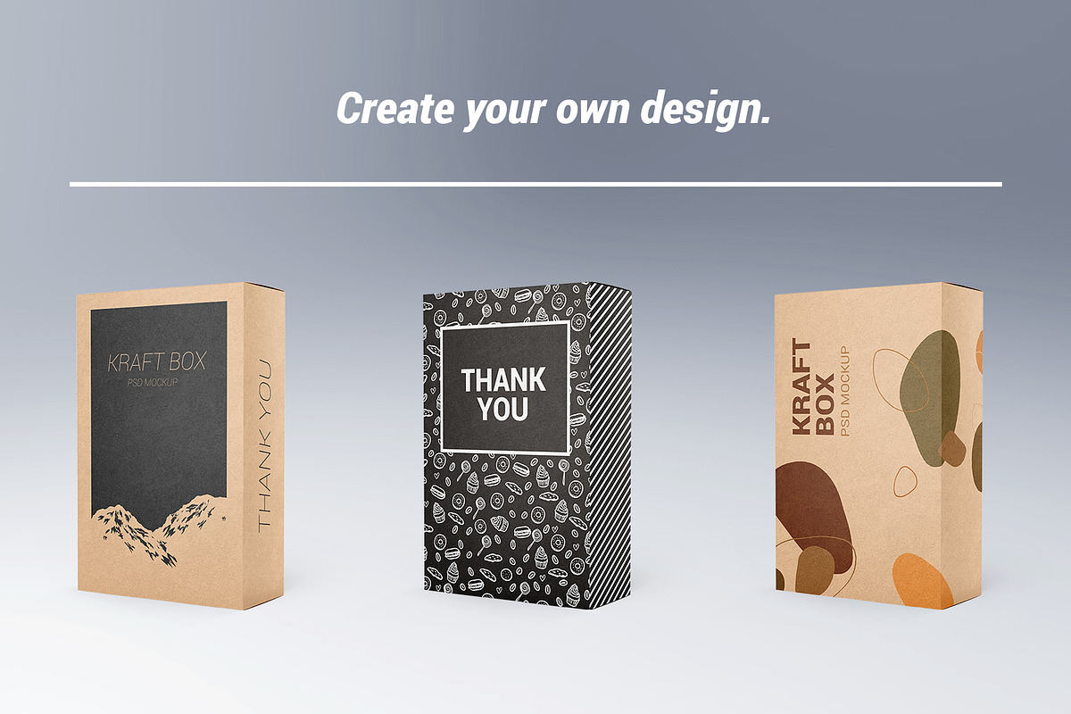 Kraft Box Mockup, a Packaging Mockup by ShooShooShop (Photo 4 of 4)