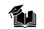 50 Graduation Cap and Book, an Education Illustration by Amazin_art (Thumbnail 28 of 28)