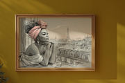 Paris Chic African American Wall Art, a Decorative Illustration by PrintablesByFranklyn (Thumbnail 9 of 11)