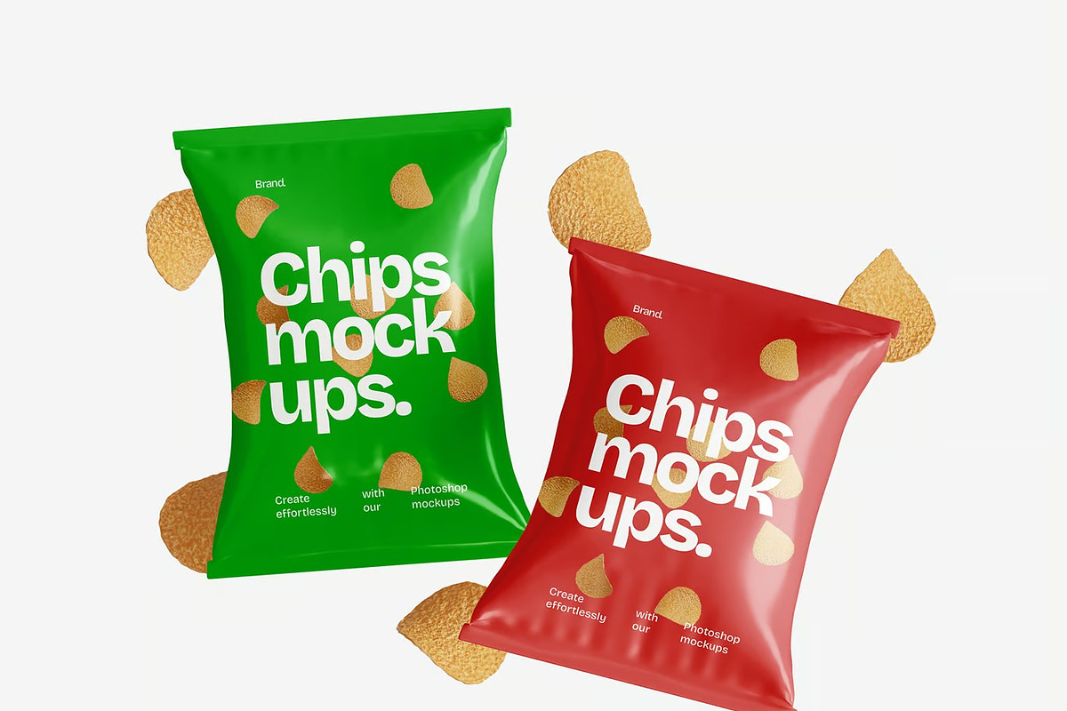 Chips Mockup, a Packaging Mockup by renderstockmarket (Photo 3 of 3)