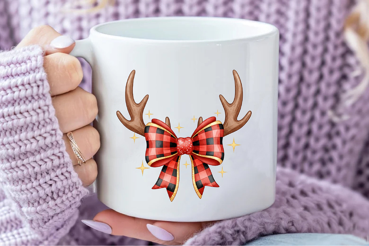 Christmas Coquette Bow PNG, an Illustration by Designworld (Photo 5 of 5)