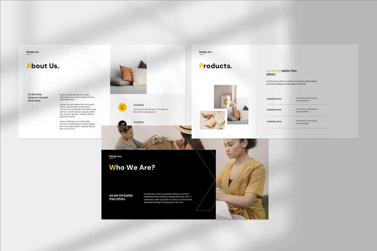 Studio Minimal Presentation Template, a Presentation Template by Graphpexel (Photo 8 of 11)