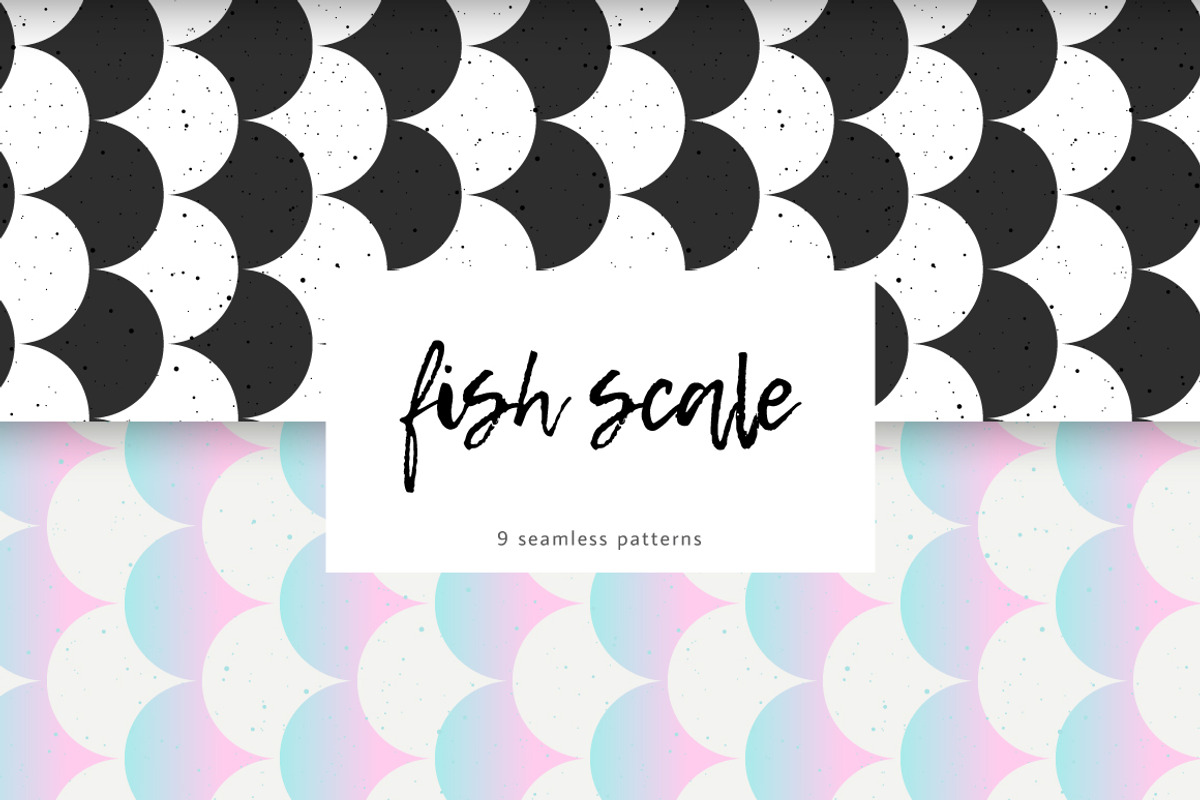 Fish Scale Patterns, a Pattern Graphic by Marina Demidova (Photo 1 of 4)