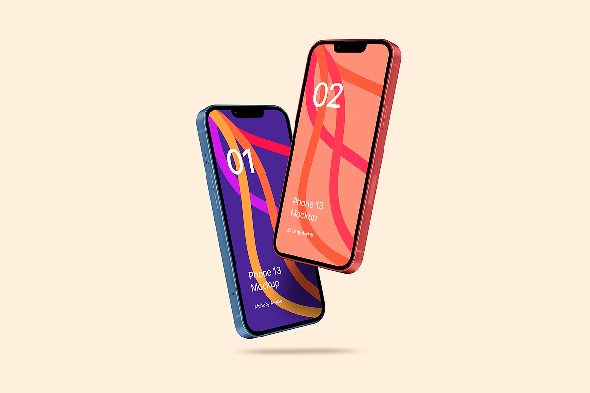 Phone 13 - 20 Mockups Scenes, an iPhone Mockup by Asylab (Photo 36 of 38)