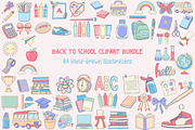 Back To School Clipart Bundle, an Education Illustration by Pet Cave (Thumbnail 1 of 3)