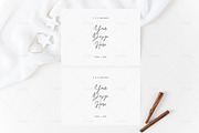 7x5 Christmas Card Mockup, P05, a Product Mockup by FOXIMIDesign (Thumbnail 2 of 5)