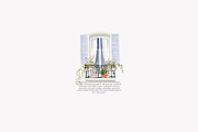 parisian spring houses watercolor, a Decorative Illustration by Patishop Art (Thumbnail 9 of 10)