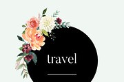 Black & Floral Insta Stories Pack, an Icon by Elise Hunter Design (Thumbnail 9 of 11)