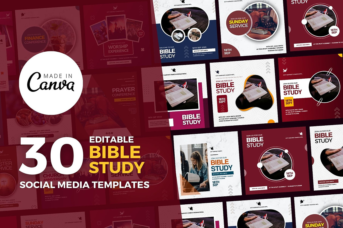 270+ Premium Church Flyer Bundle, a Social Media Template by MK Creatives (Photo 4 of 12)